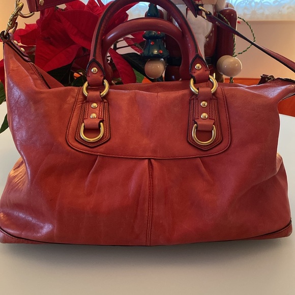 Coach Madison Sabrina in Cherry Red - Picture 2 of 9